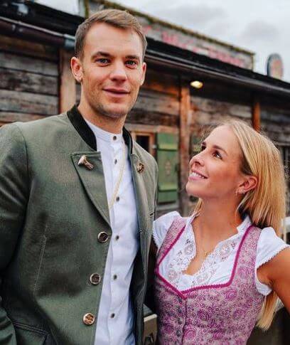 Nina Weiss with her ex-husband Manuel Neuer.